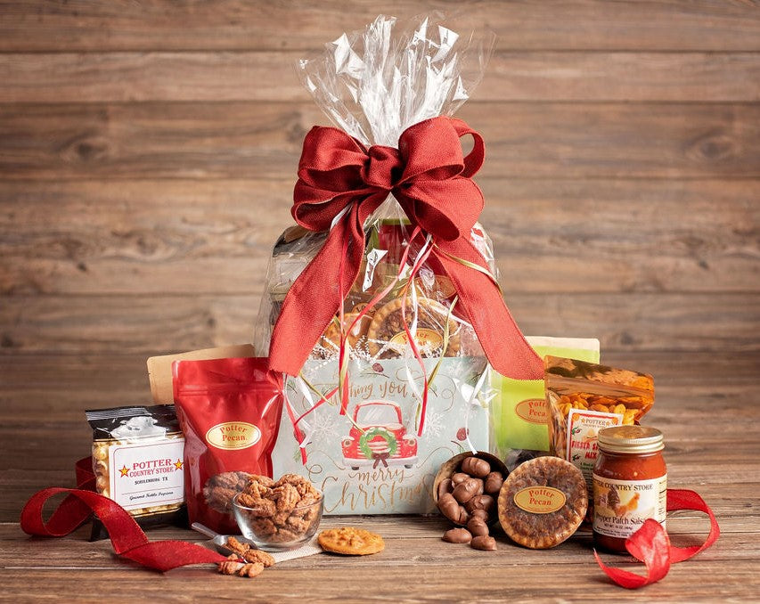 Chocolate Pecan Holiday Gift Bags
