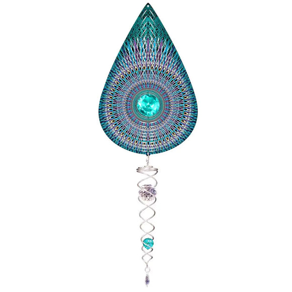 Mini Crystal Cosmic Teardrop Spinner