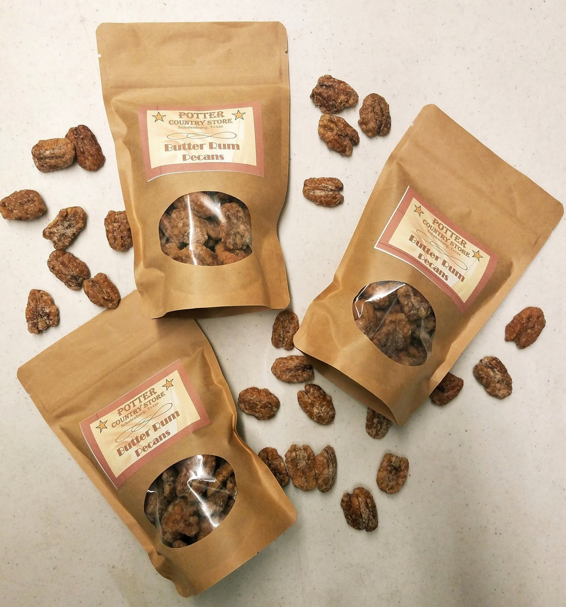 Butter Rum Roasted Pecans | Roasted & Candied Pecan Store in ...